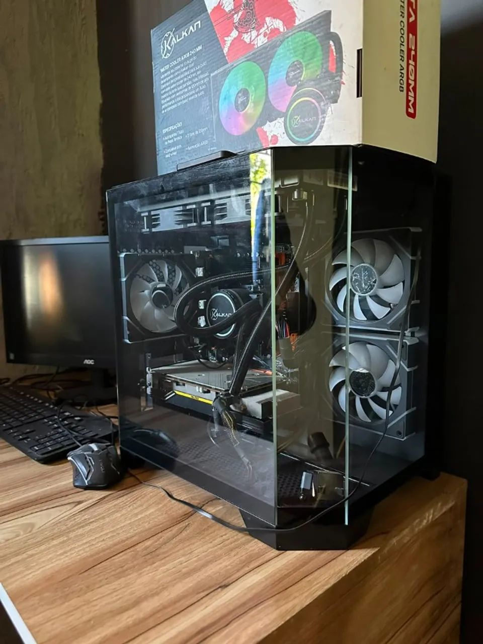 Pc gamer | Kit xeon com rx5500 xt - Foto 5