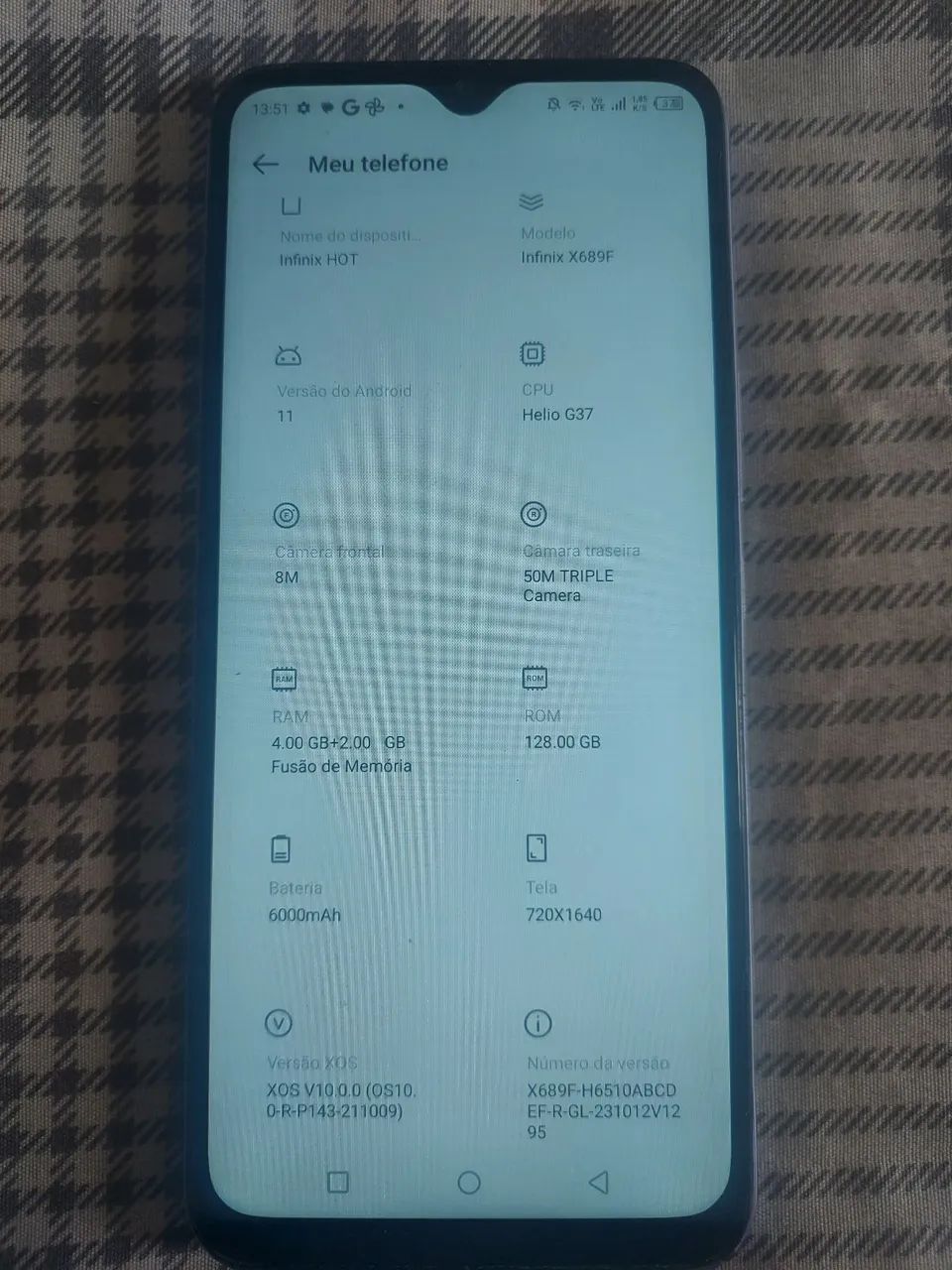 Infinix hot 11 128g6 ram  - Foto 2