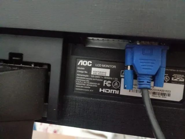 MONITOR AOC POUCO USADO - Foto 2