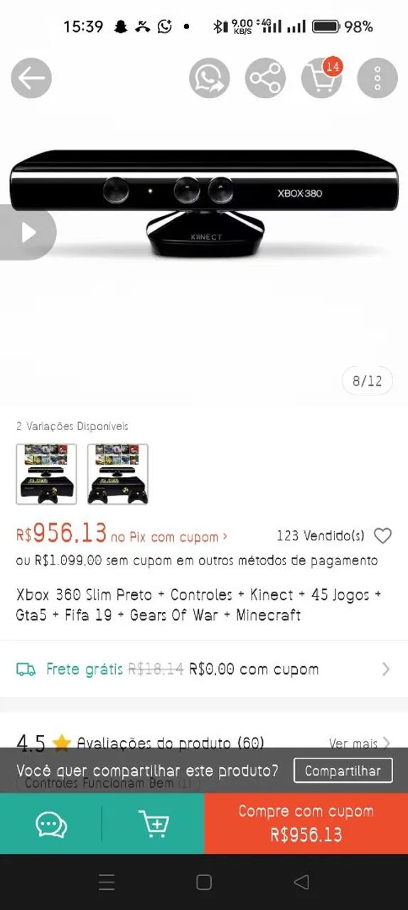 Xbox 360 desbloqueado sem controle  - Foto 3