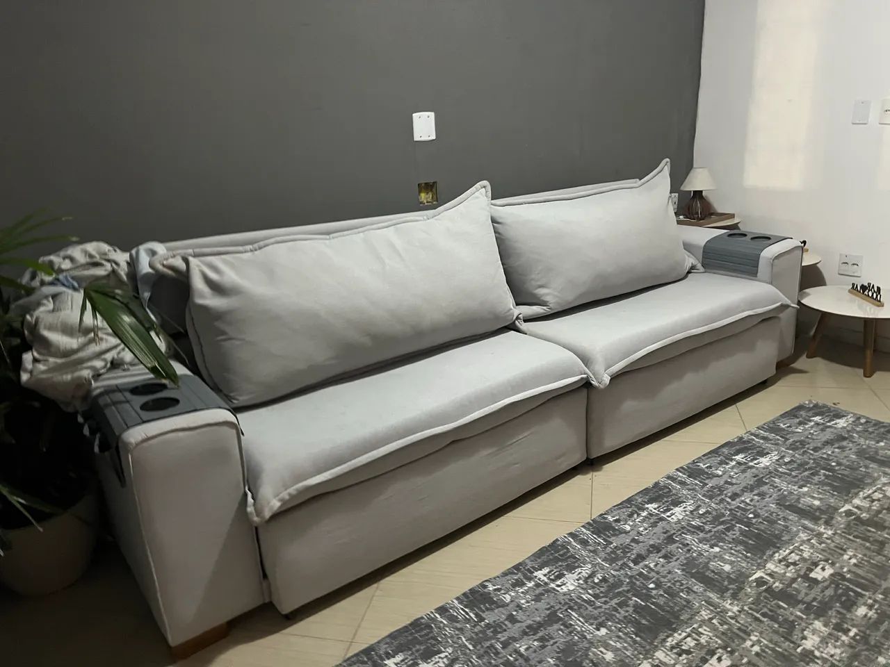 Sofa Lar Shopping 3-Meter Linen Sofa470973196324710400