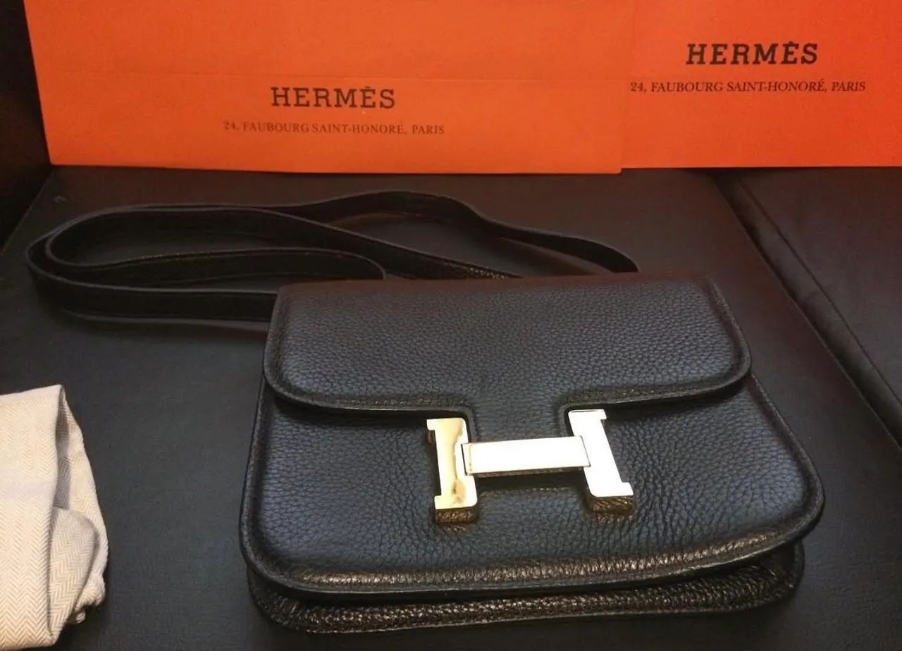 Bolsa Hermès Constance Epsom Noir - Foto 2