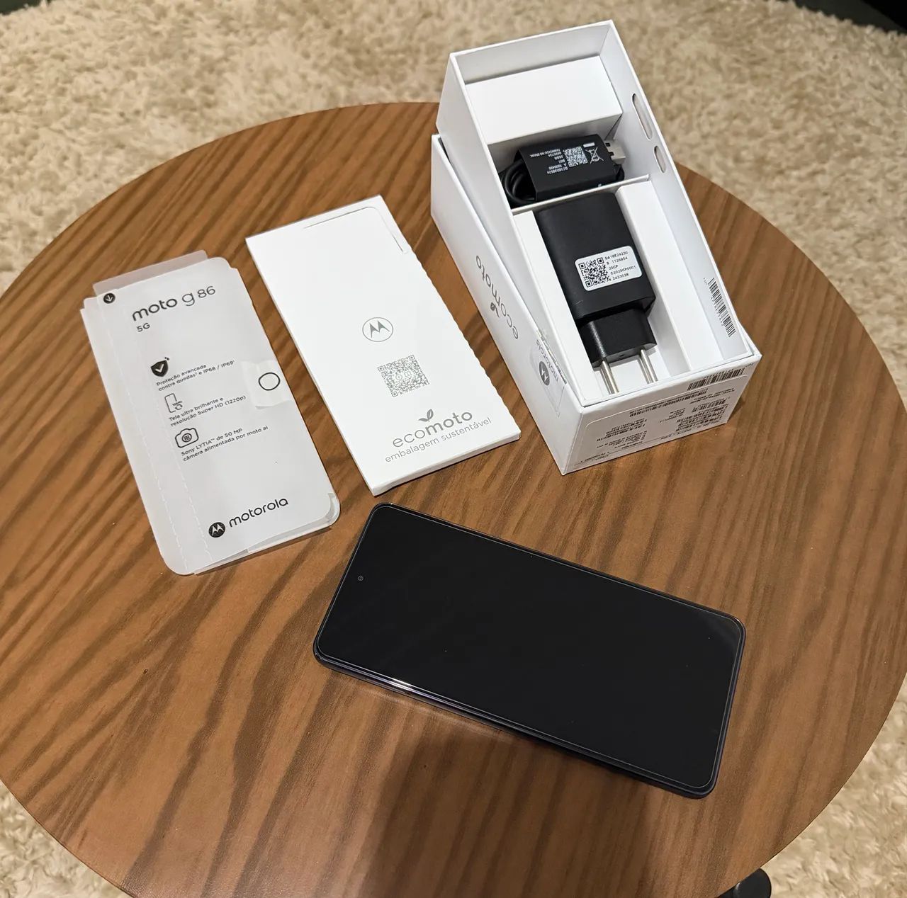 Moto G86 256gb 5g azul marinho na caixa e NF - Foto 3