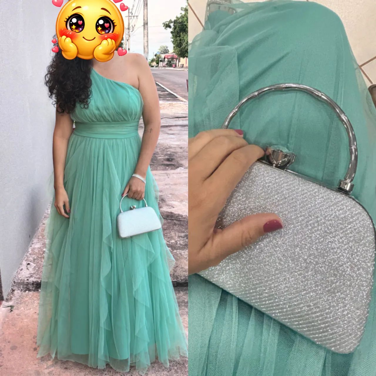 Vestido usado somente uma vez