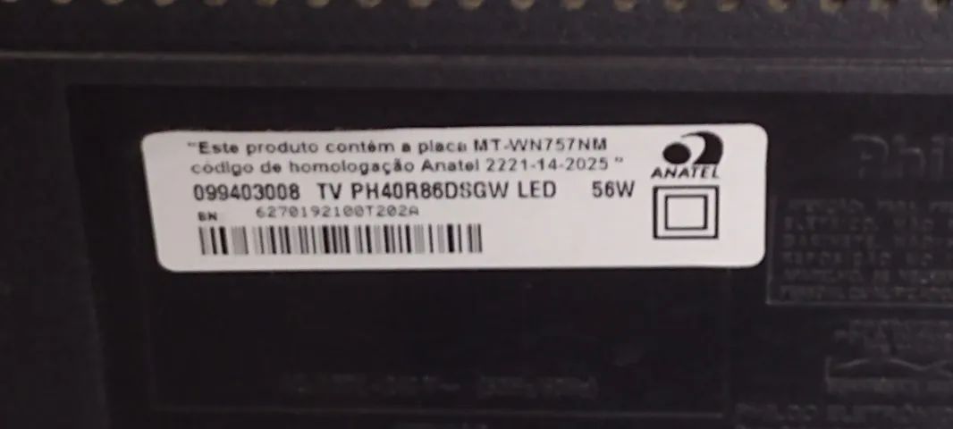 TV PHILCO 40 POLEGADAS COM DEFEITO  - Foto 2