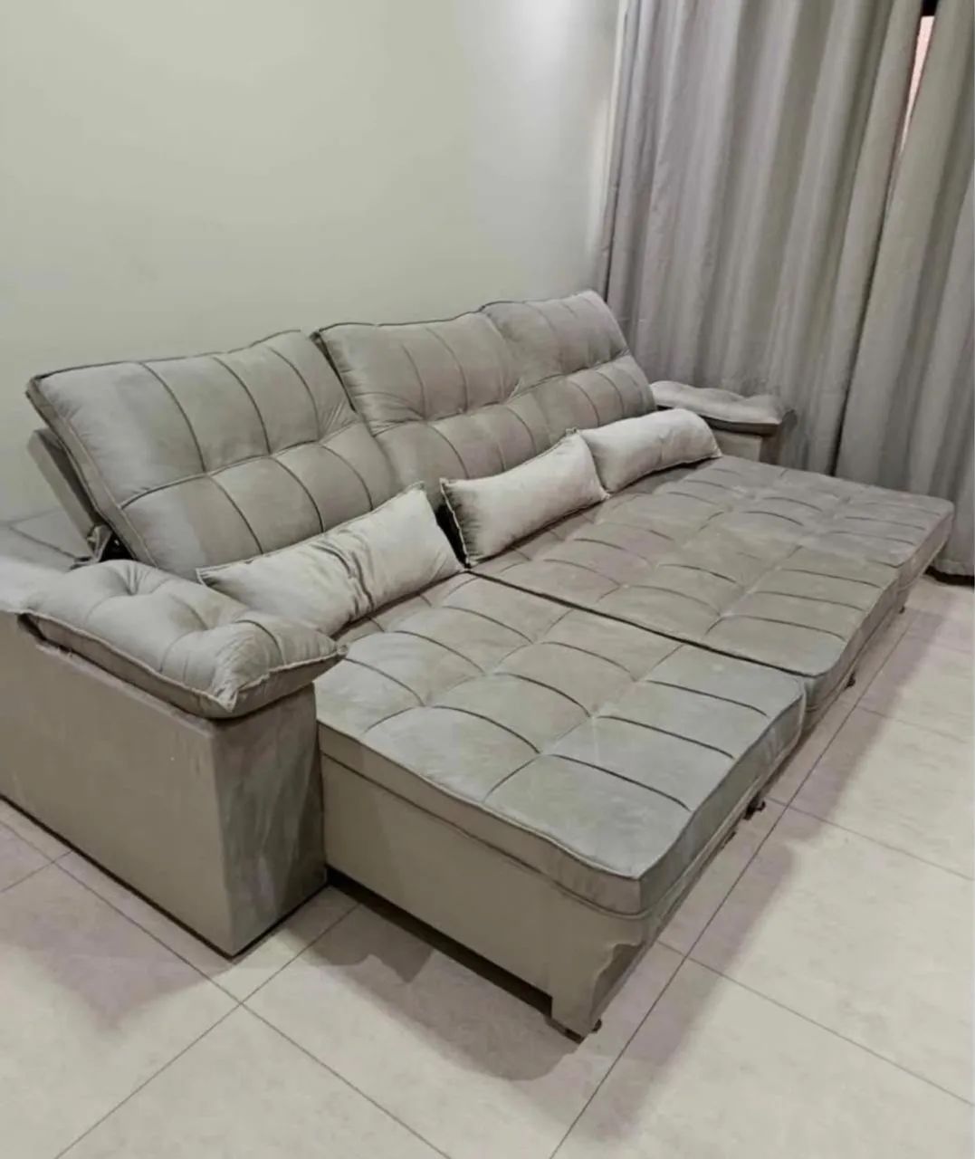 Vendo Sofá retrátil e reclinável 3 módulos e 3 lugares 2.90