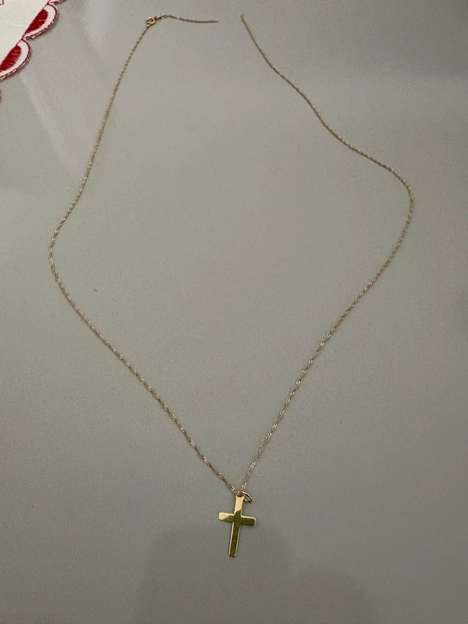 Cordão de ouro + pingente de ouro  - Foto 3