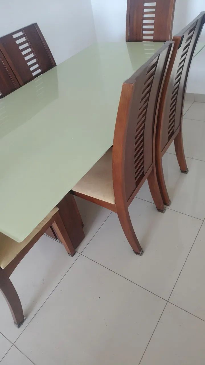 MESA 6 CADEIRAS ALTO PADRÃO  - Foto 2