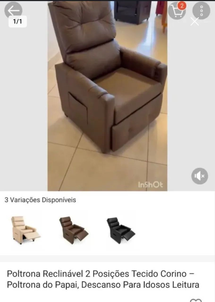 Poltrona reclinável  - Foto 3