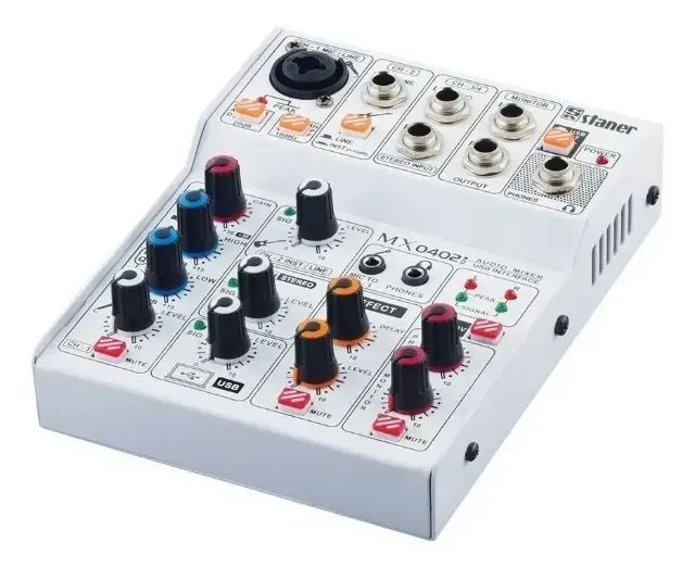 Mesa De Som Staner Mx0402i Interface De Áudio Usb - Foto 4