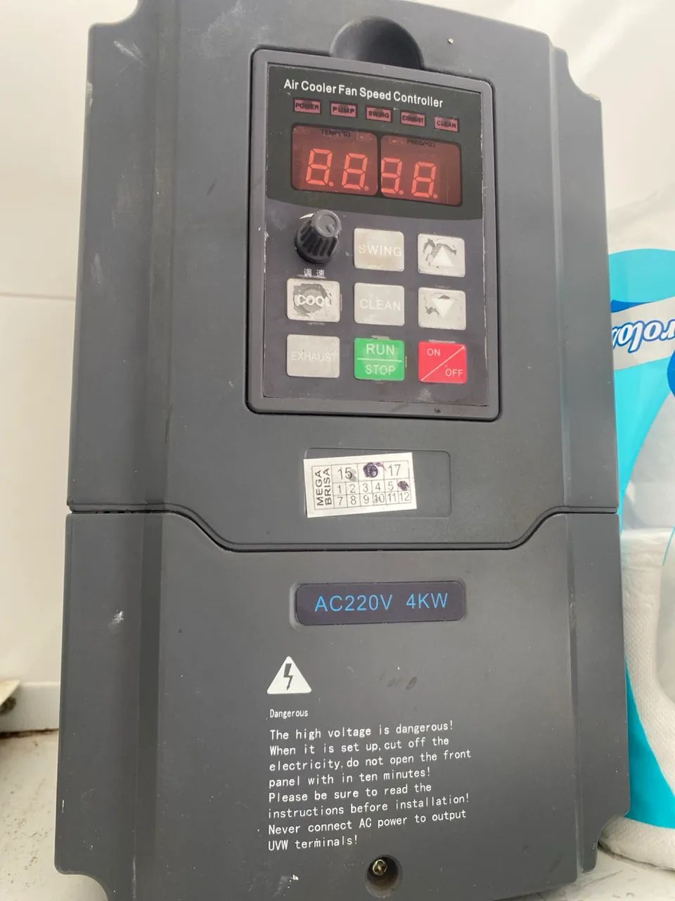 Climatizador Mega Brisa CY-180P com 18.000 m³/h.  - Foto 2
