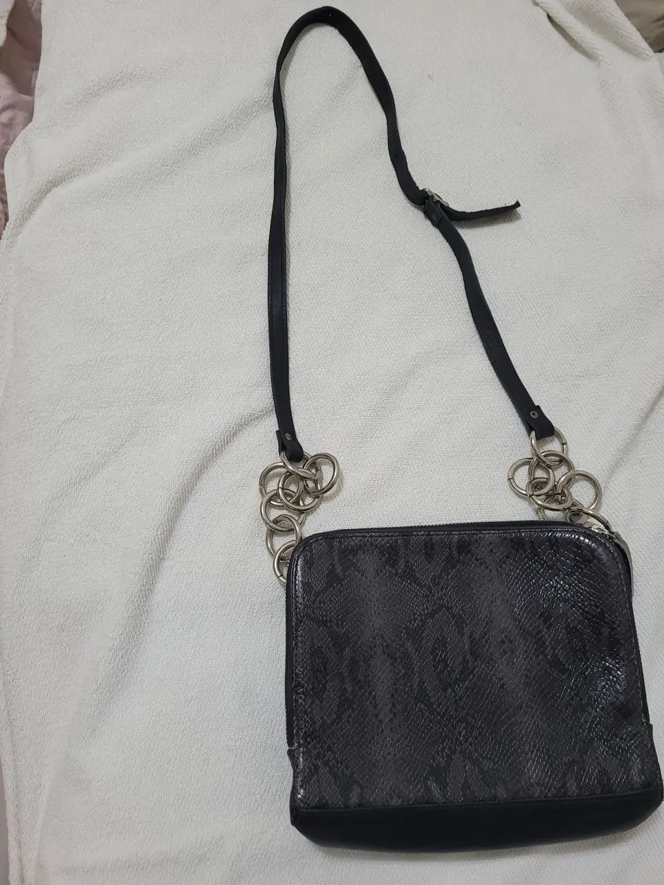 Linda  bolsa de couro  - Foto 2