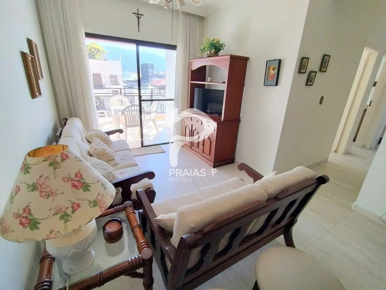 Apartamento com varanda, 3 dormitórios, Enseada, Guarujá - Foto 2