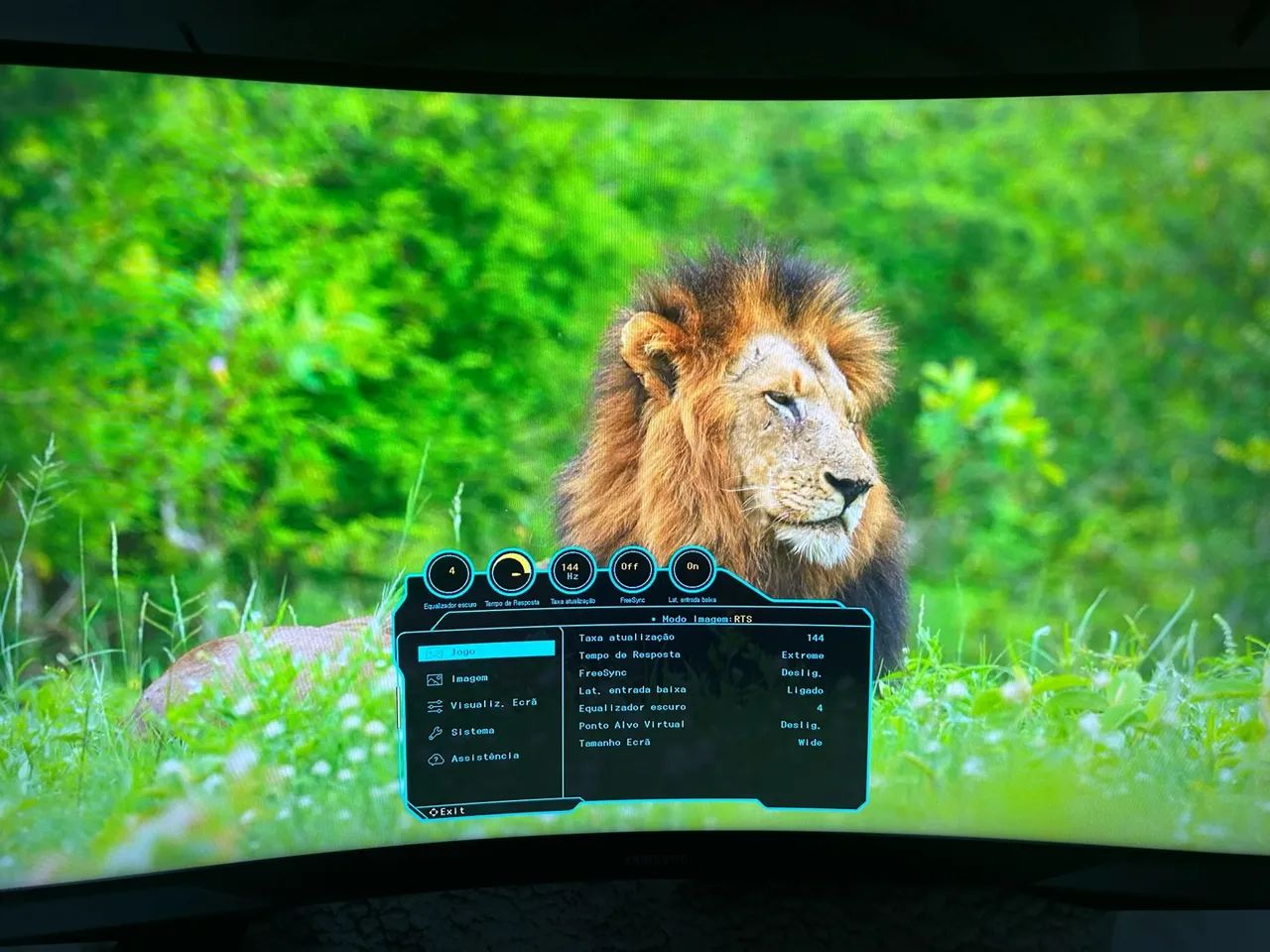 Monitor Samsung odyssey G5 27 Polegadas QHD 165hz - Foto 2