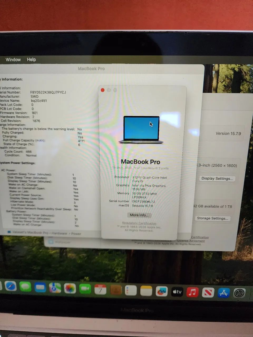 MacBook Pro 2020 i5 16gb 1TB SSD  - Foto 2