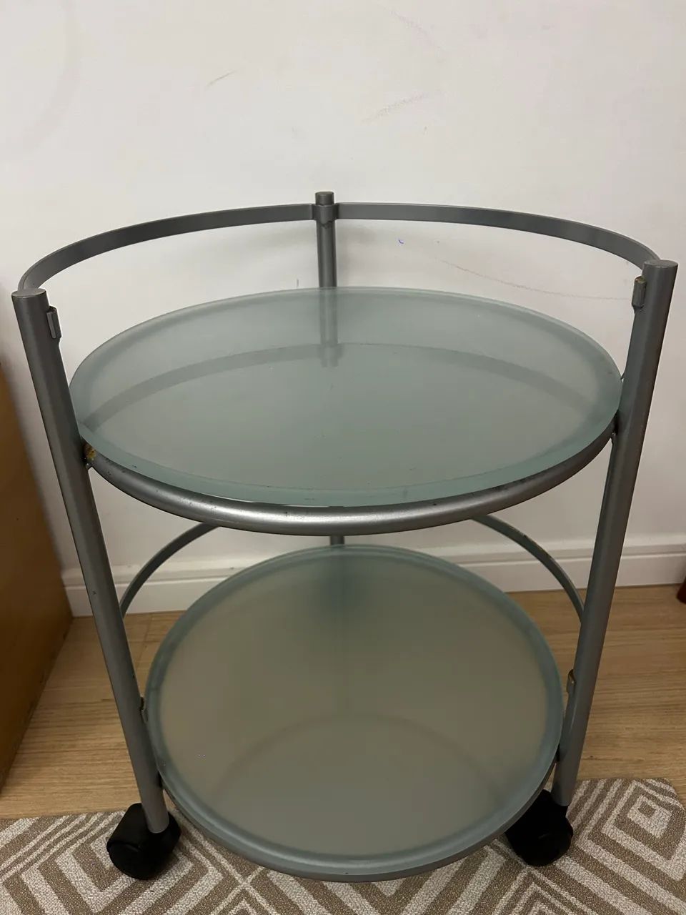 Mesa bar com 2 vidros 