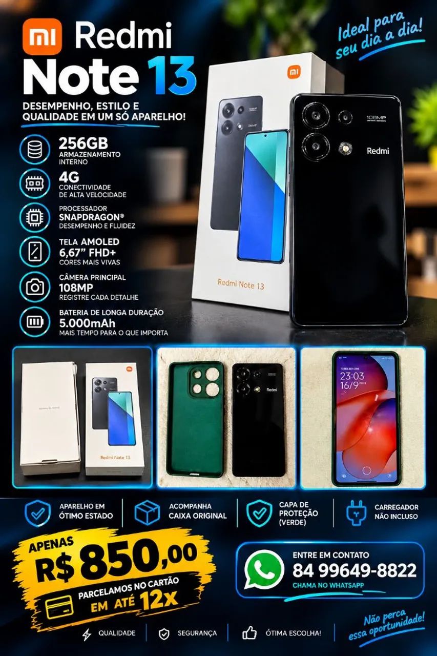 XIAOMI REDMI NOTE 13 256GB 4G 