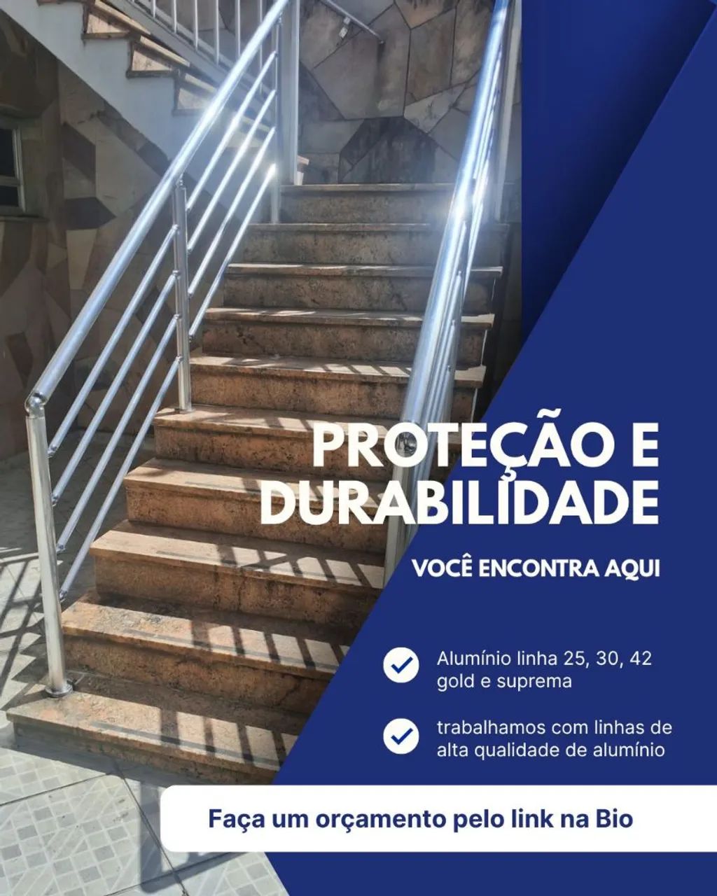 grades para escada