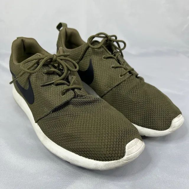 Tênis Nike Roshe Run Verde Militar Original - Foto 2