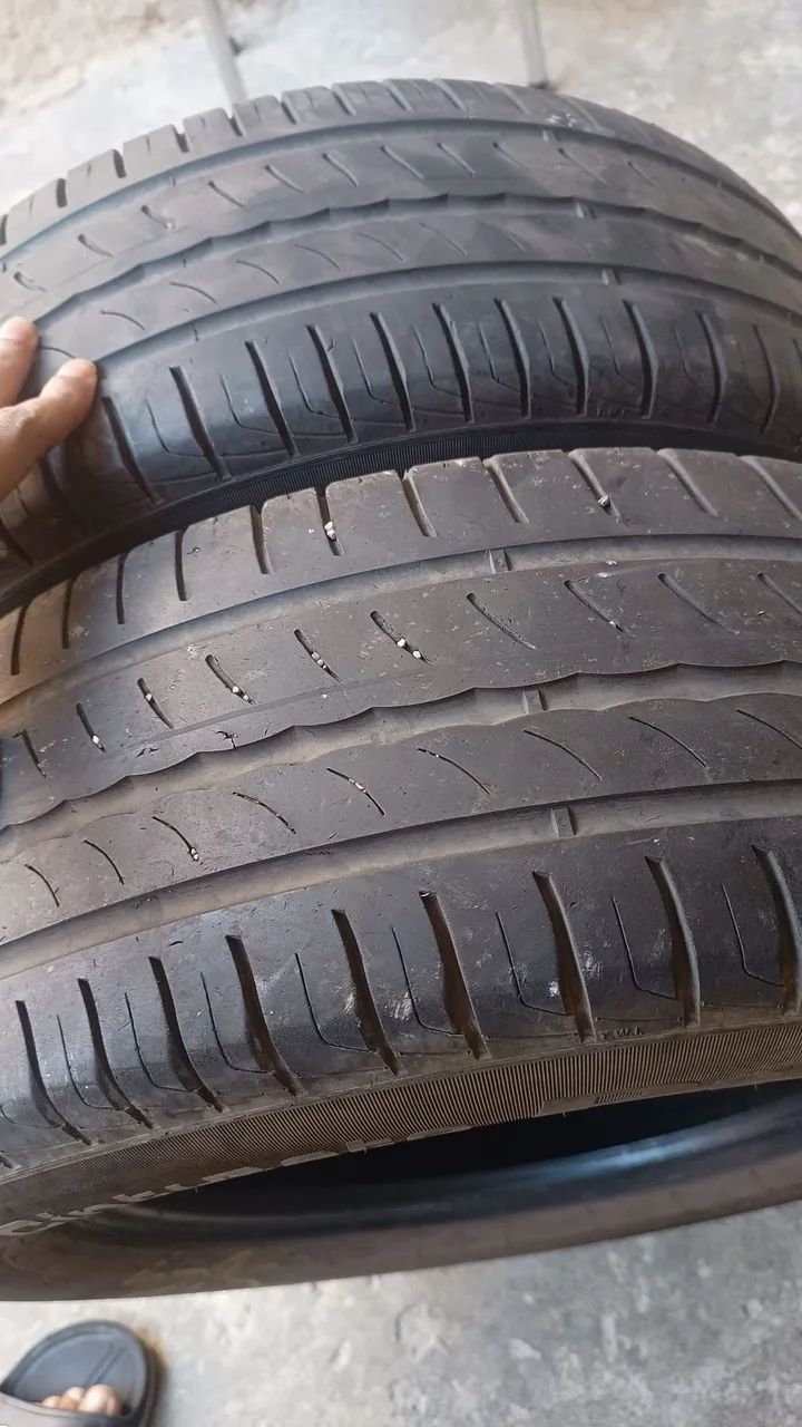 PAR PNEU 195/65 15 PIRELLI EVO MEIA VIDA USADO - Foto 4