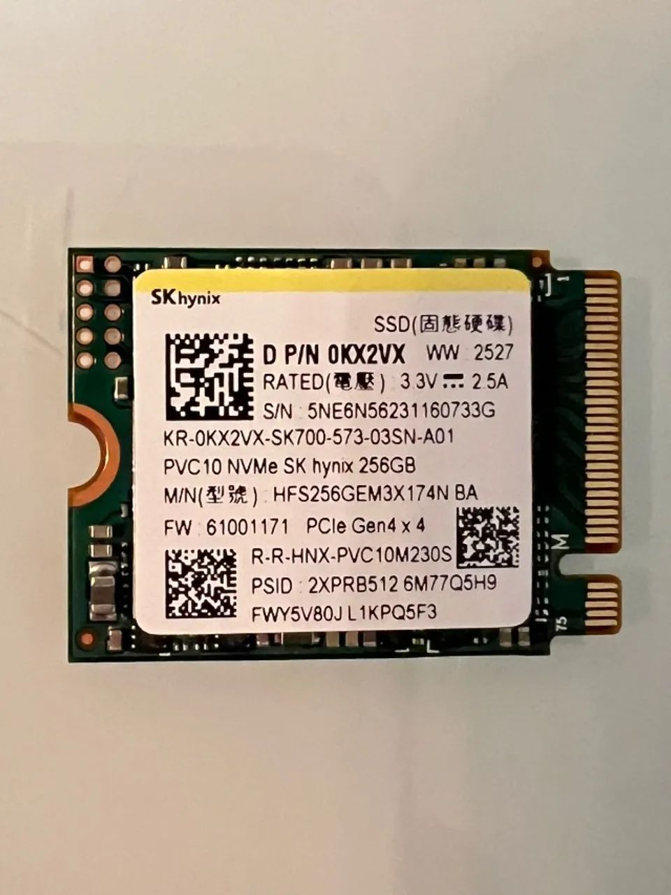 SSD de 256 GB Nvme Skynix 2230