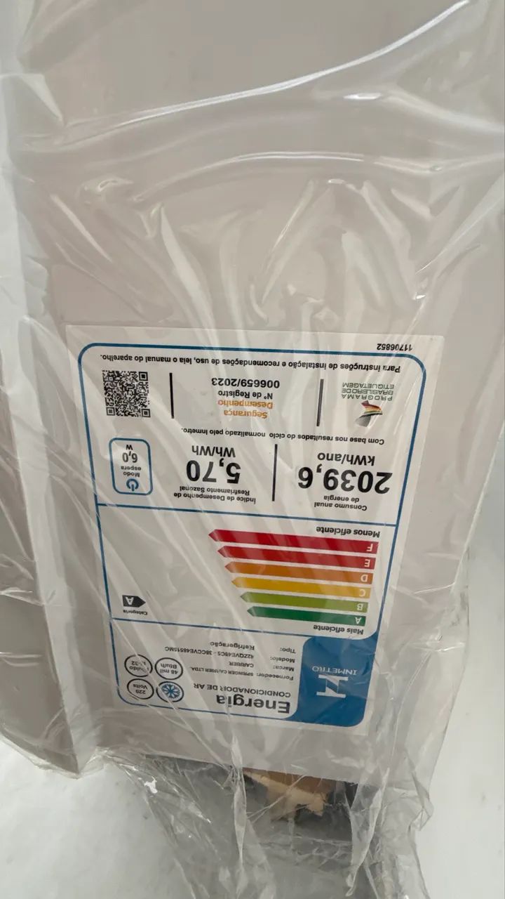 Ar condicionado piso teto Carrier  60mil btus inverte 220v  - Foto 5