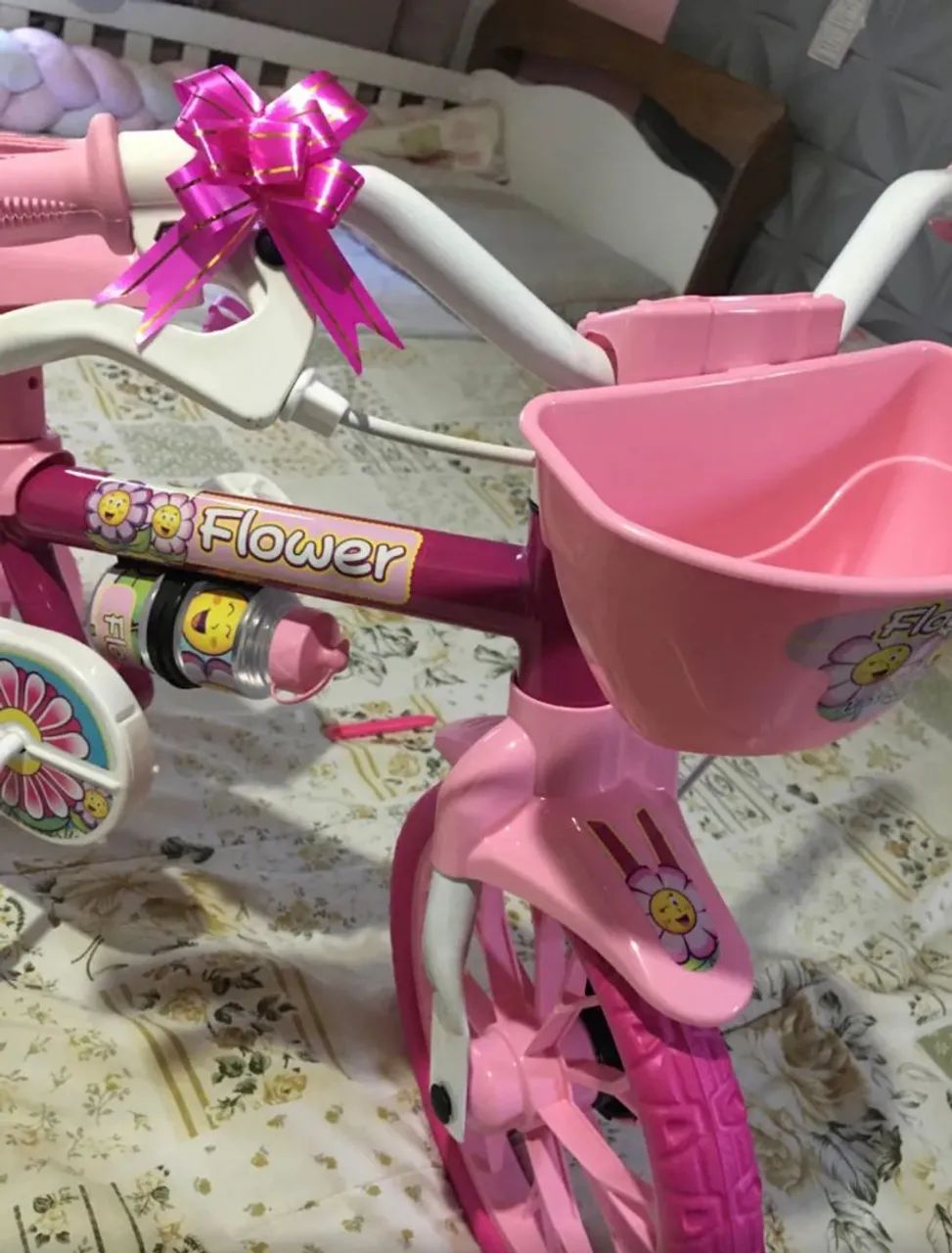 Bicicleta Nathor Flower Aro 12 Lacrada  - Foto 3