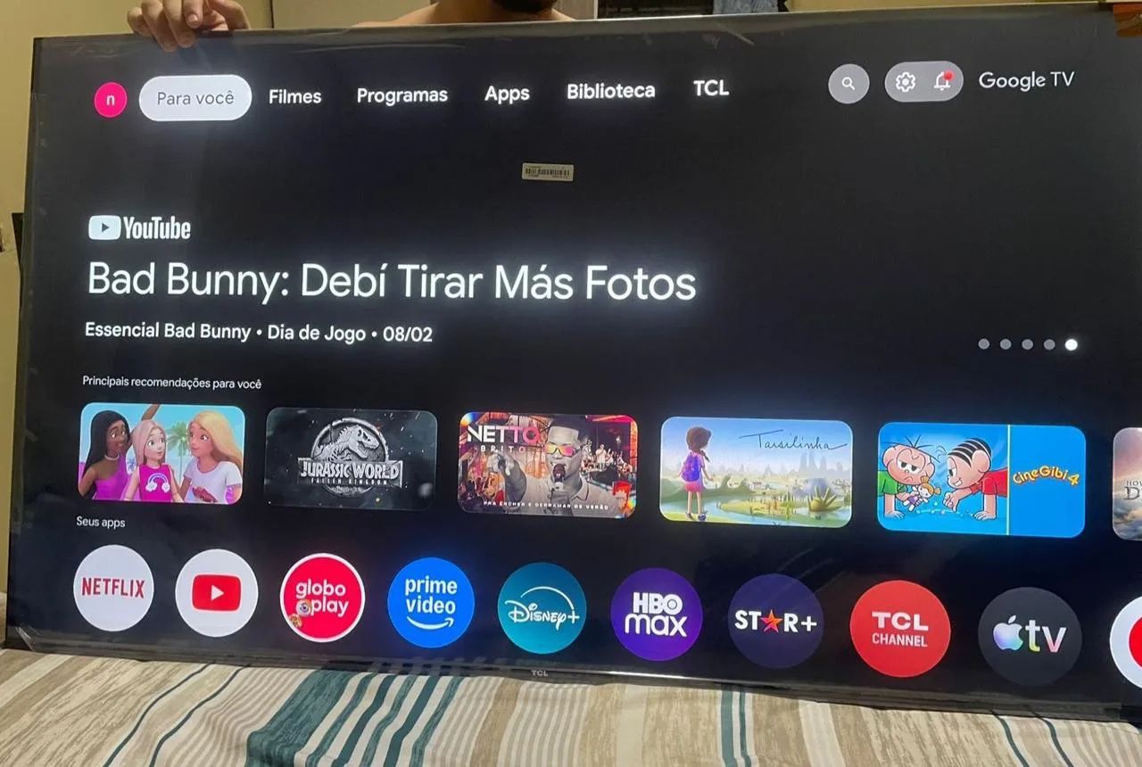 TV SMART TCL 50 POLEGADAS IMAGEM 4K COMANDO DE VOZ *nova*
