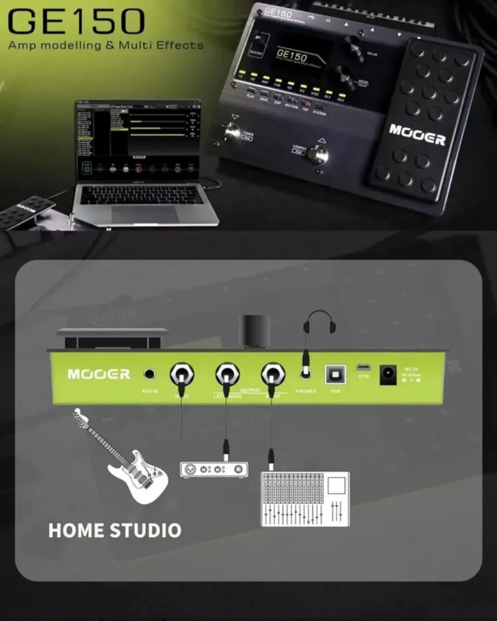 Amp multi-efeitos GE 150MOOER - Foto 4