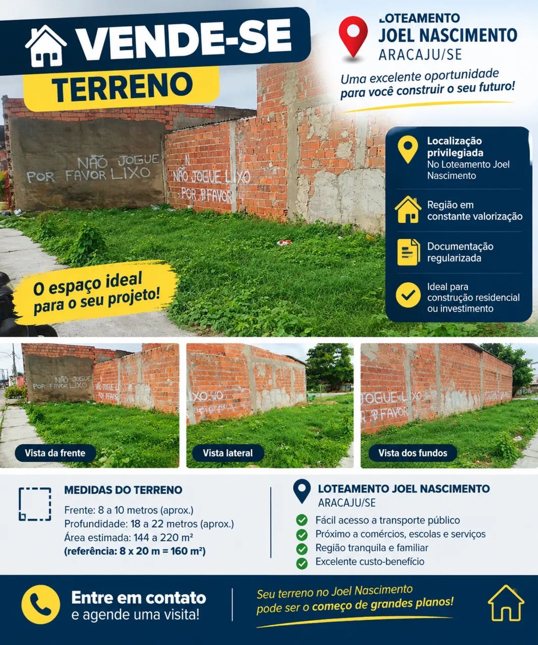 Terreno Loteamento Joel nascimento 