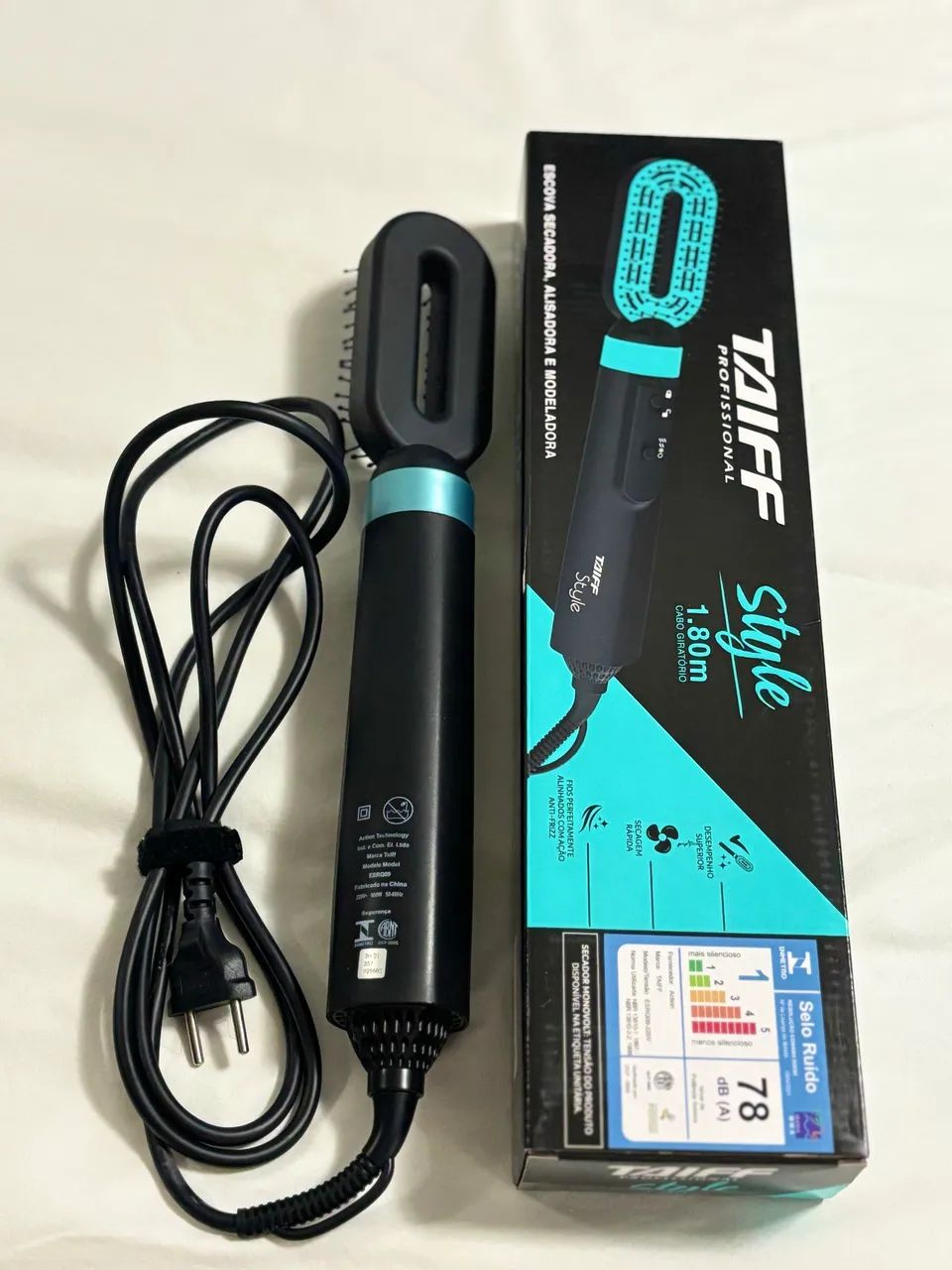 Escova Secadora, Alisadora e Modeladora Taiff Style - 220V com Caixa Original 
