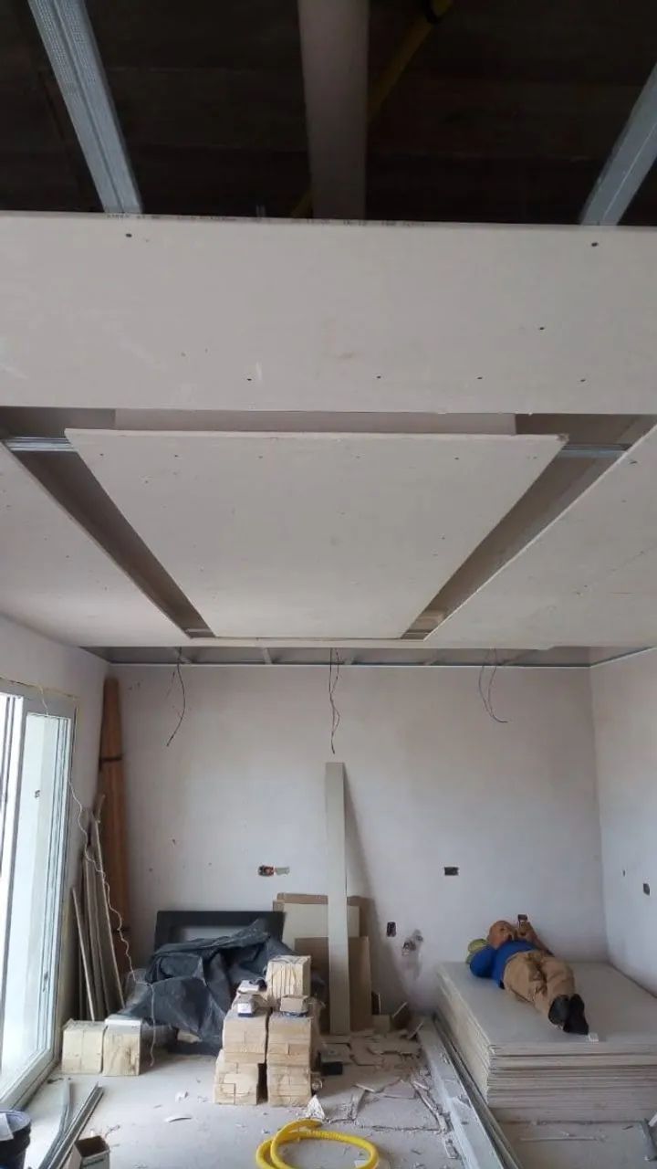 Execução de forro e parede de gesso acartonado - Foto 2