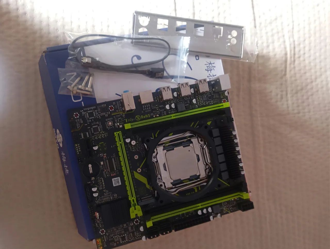 Placa mãe x99 soyo com processador e5 2680v4 novos - Foto 3