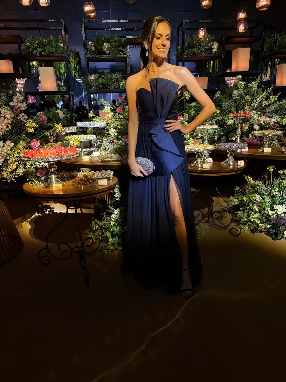 Vestido Longo Azul 