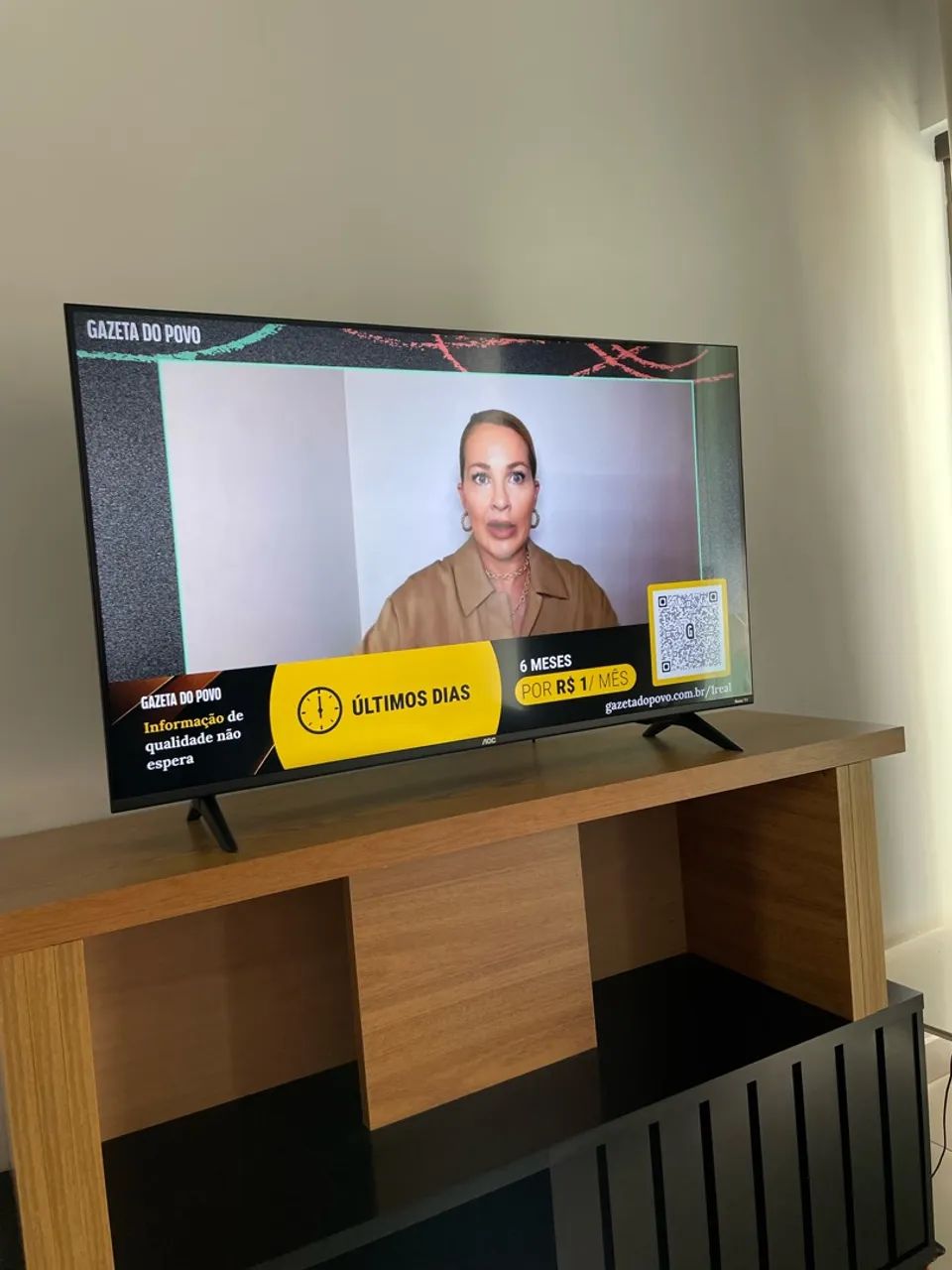  TV AOC Roku 43 Polegadas - Novíssima, Sem Detalhes 2 meses de uso - Foto 2