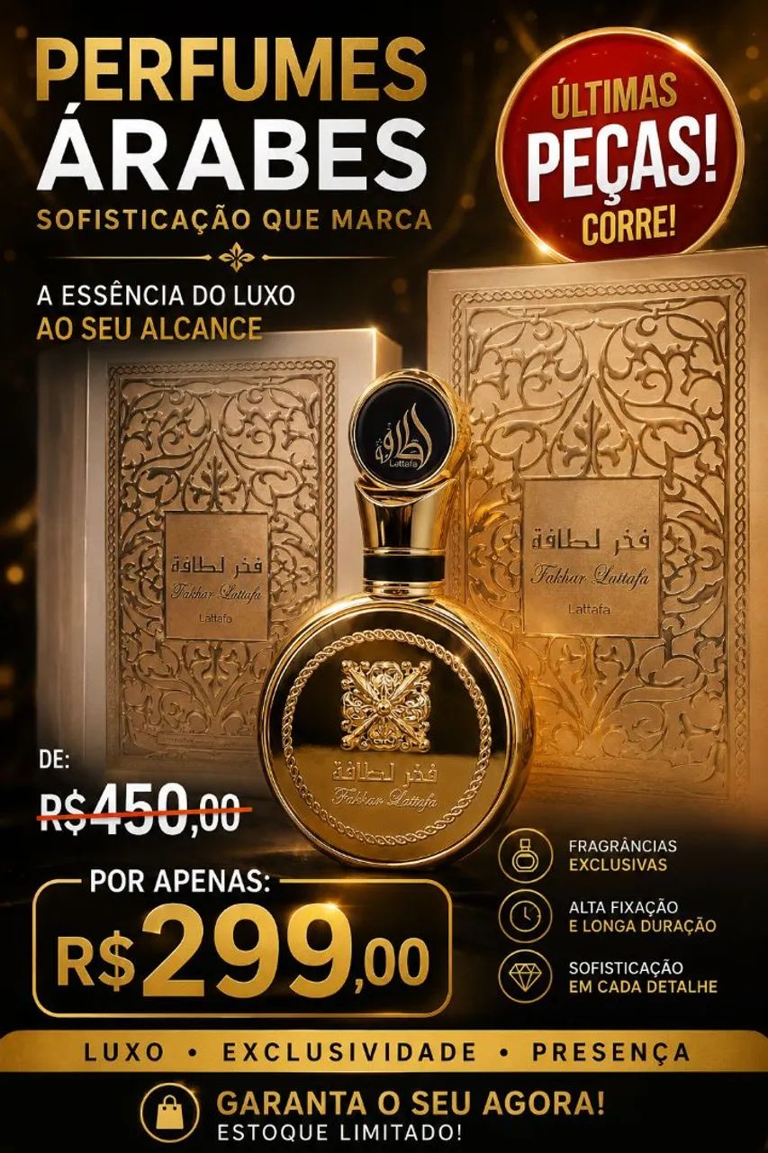 Perfumes Árabes ORIGINAIS 