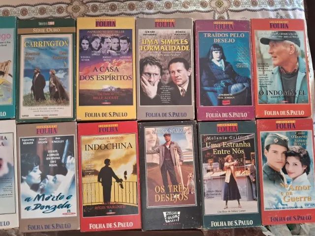 FITAS VHS COLEÇÃO VIDEOTECA FOLHA - Foto 2