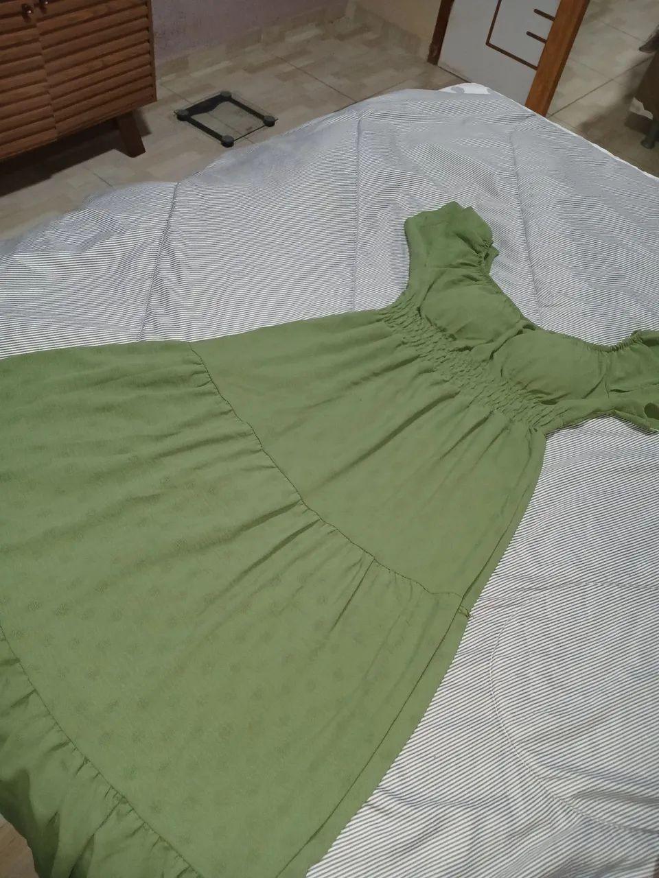 Vestido Longo Verde Evangélico - Foto 2