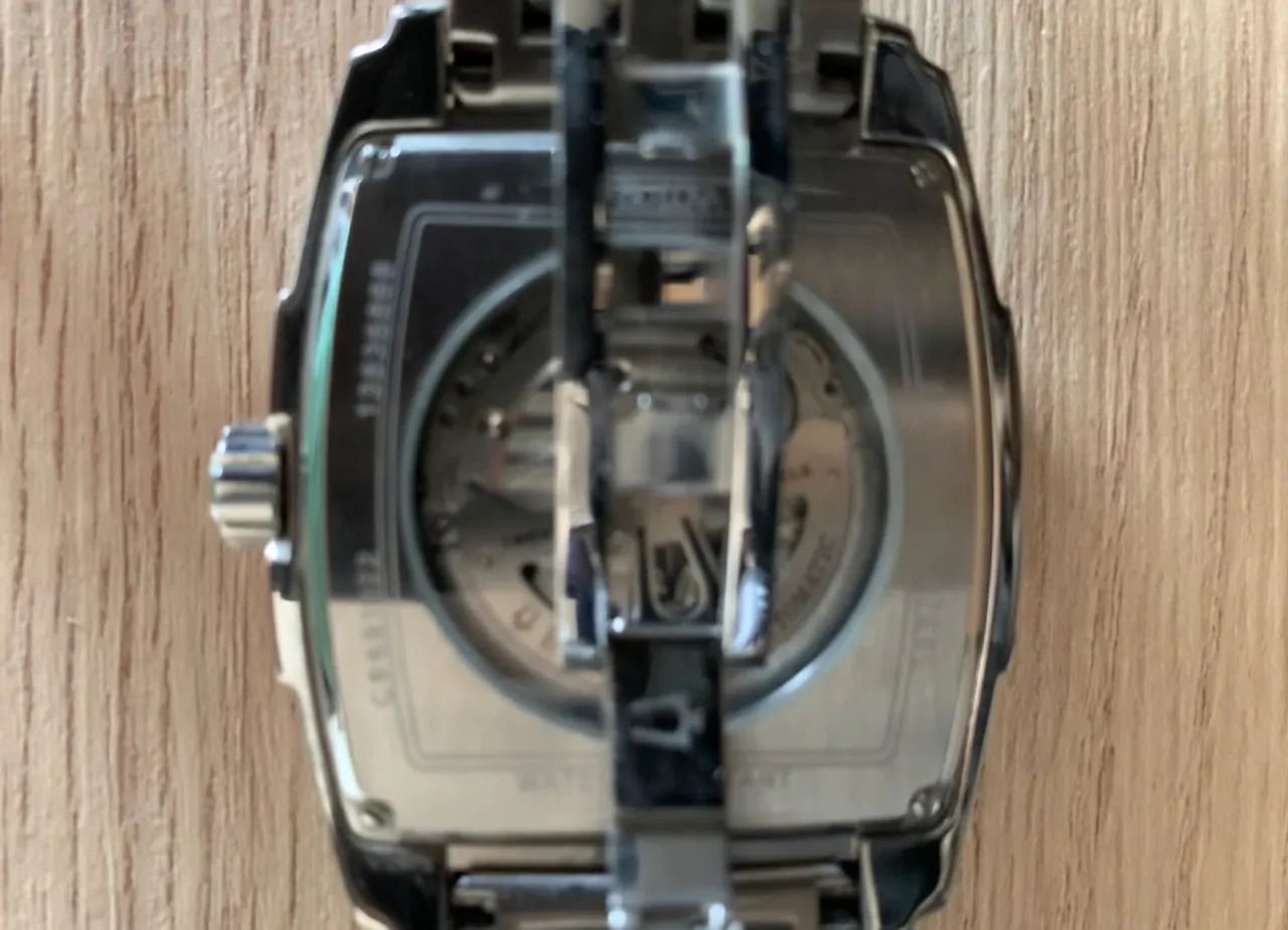 Relógio Bulova Quadrado Automático - Pulseira Aço  - Foto 2