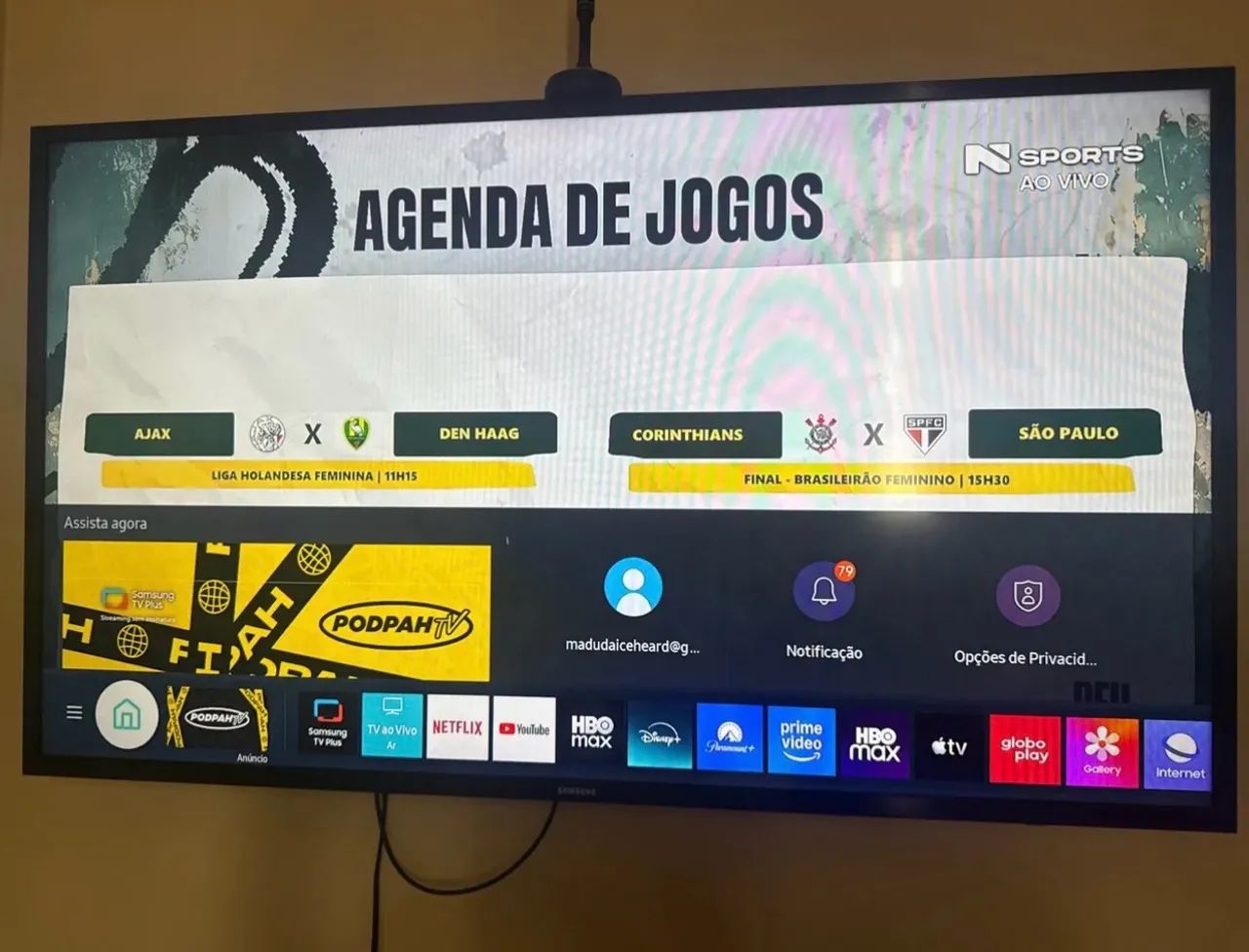 Smart Tv Samsung 43 polegadas Wi-Fi  - Foto 3