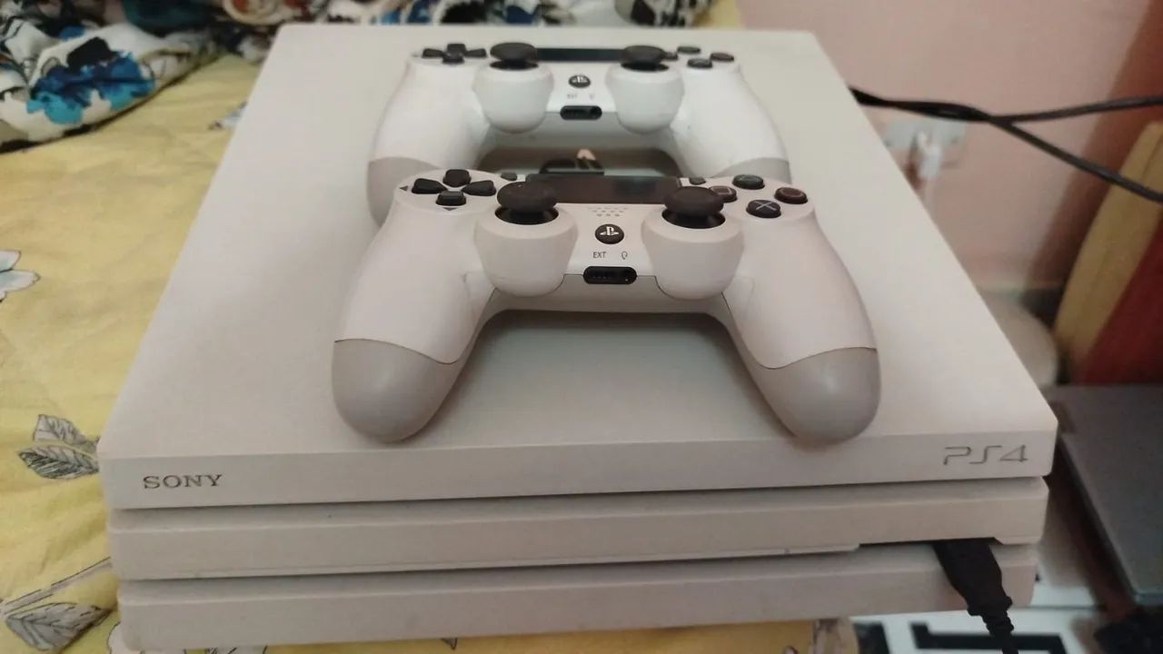 Ps4 pro edição branca ilimitada  - Foto 3