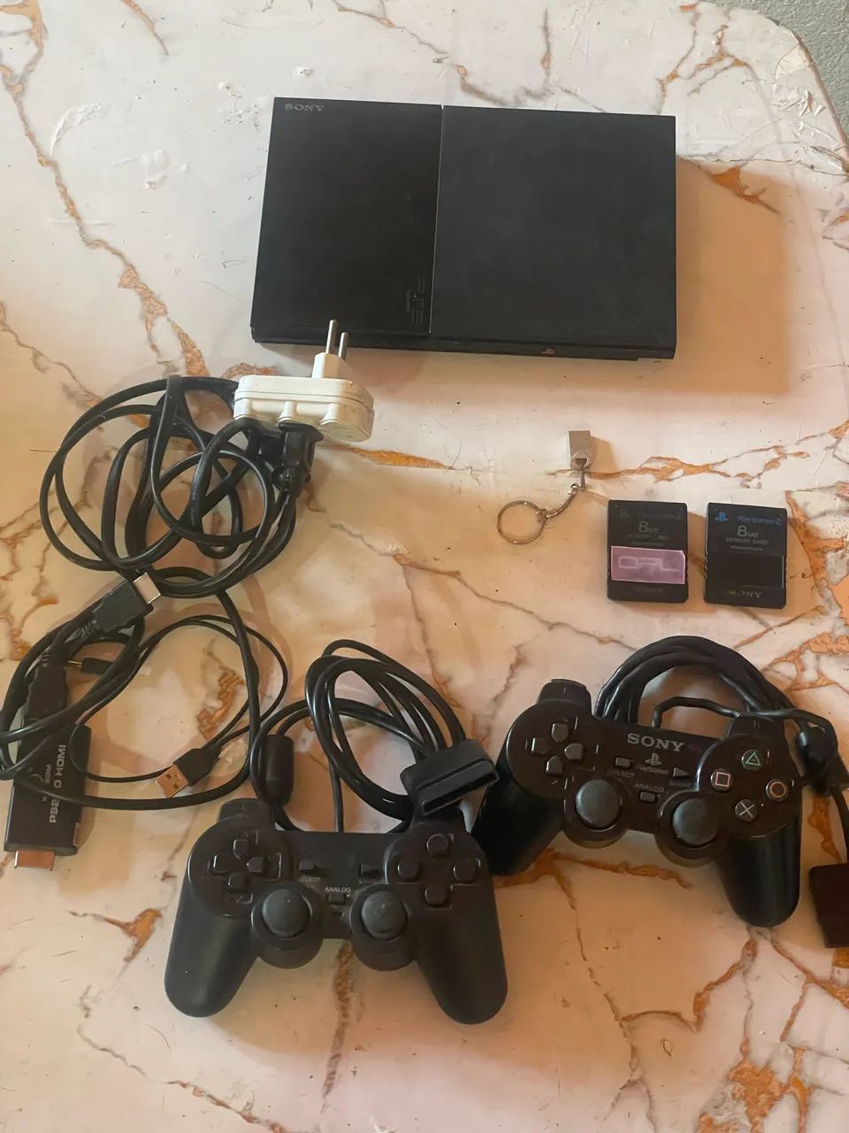 Playstation 2 + 2 controles + jogos - Foto 2