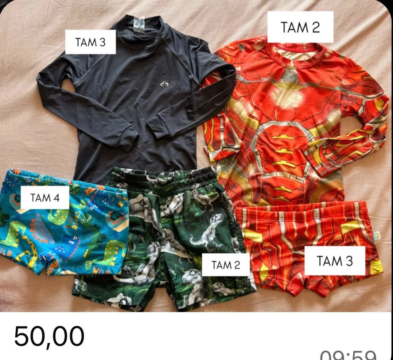 Roupas menina e menino