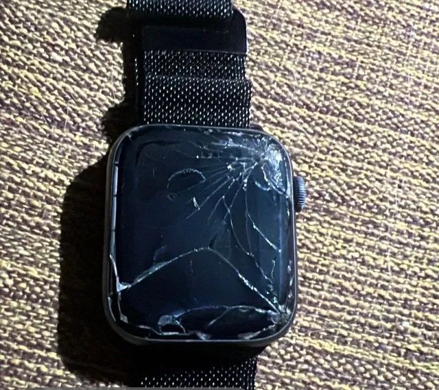 Apple Watch Series 5 44mm Funcionando - Vidro Trincado - Foto 2