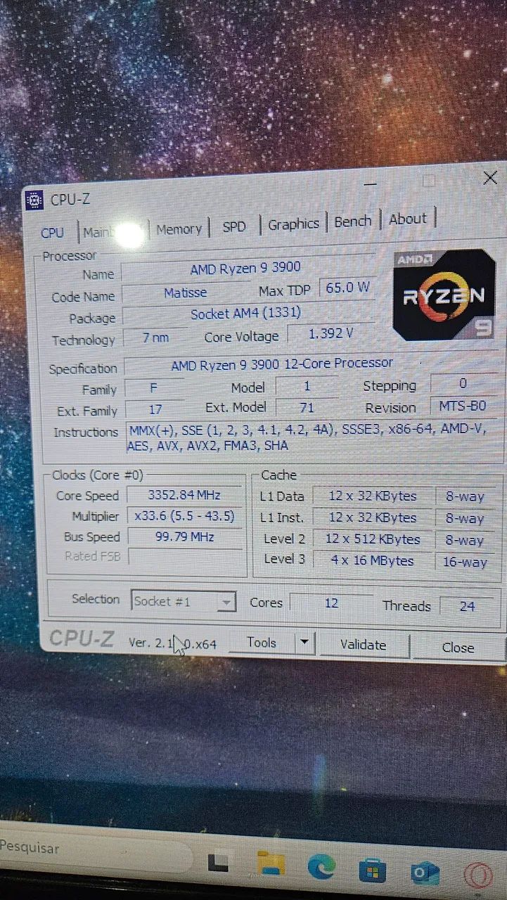 ?Processador AMD Ryzen 9 3900 (12 Núcleos / 24 Threads) - AM4 - Foto 4