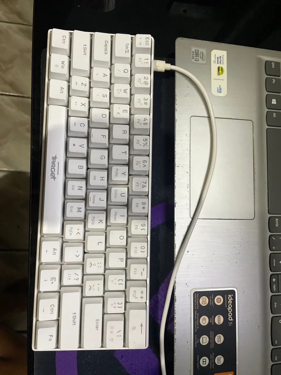 Teclado mecânico switch azul - Foto 2