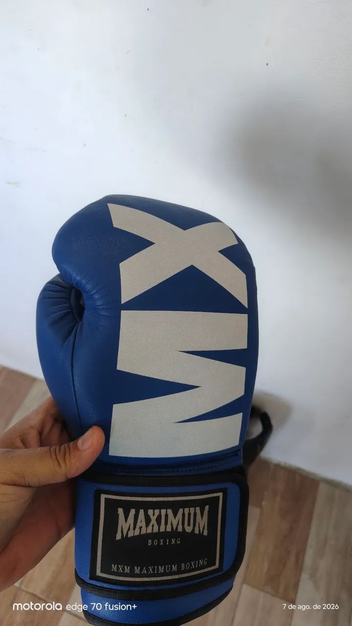 Luva maximum azul 