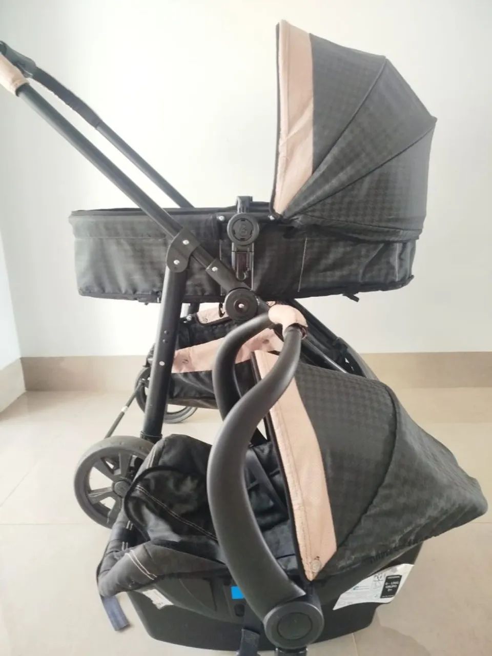 VENDO CARRINHO DE BEBÊ GALZERANO 3 EM 1 - Foto 4