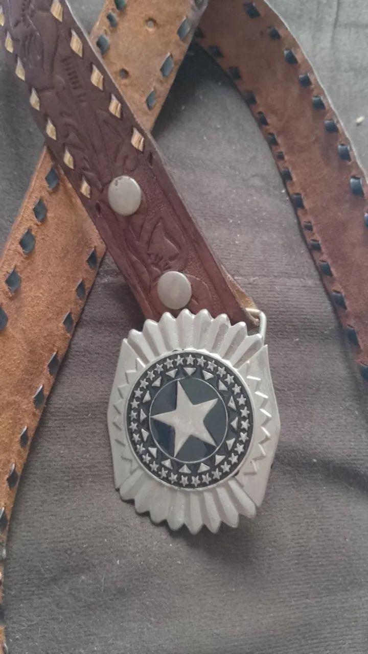 Fivela de cinto country vintage