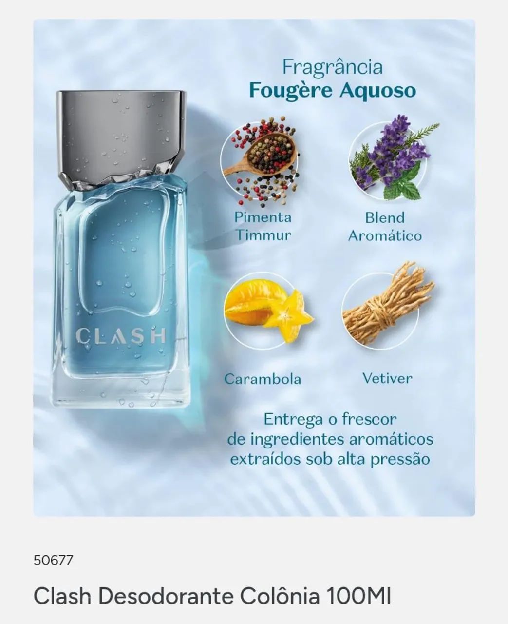 Clash desodorante colônia 100ml  - Foto 2